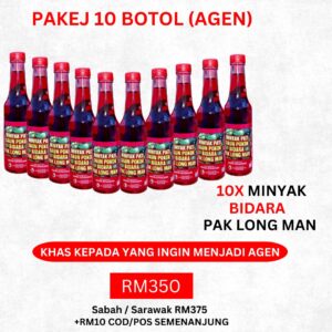 10 Minyak Bidara + Herba (Pakej Agen)