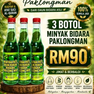 3 Minyak Bidara Pak Long Man