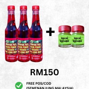 3 Minyak Bidara + Herba (PERCUMA 2 Balm Bidara)